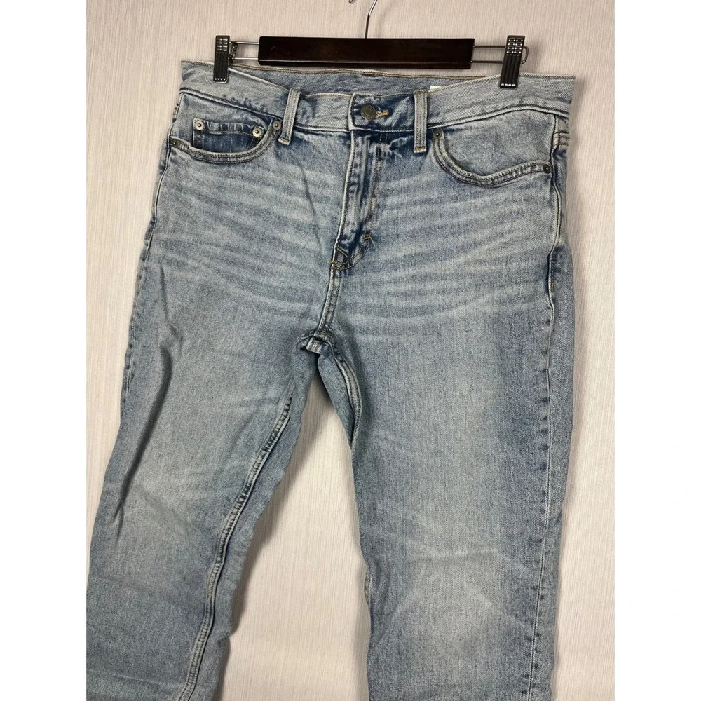 Banana Republic Jeans Mens 34 Light Wash Standard Jean‎ Slim Fit Denim Casual